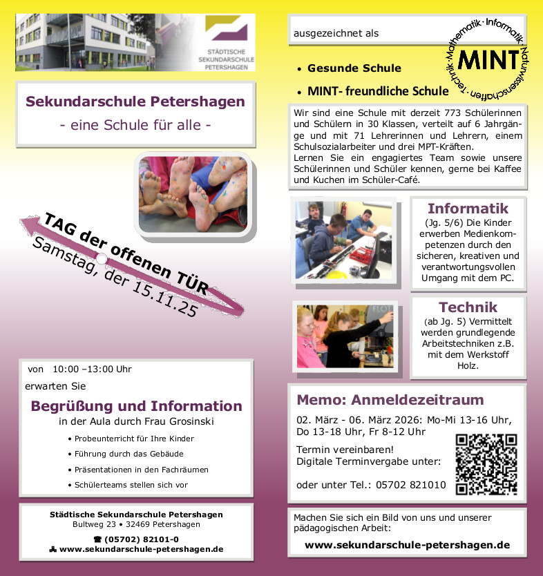 Tag der offenen Tür 2025 Tag der offenen Tür 2025